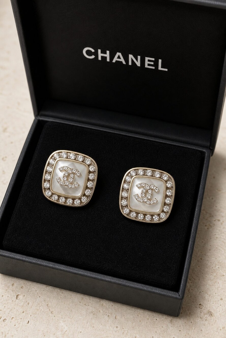 CHANEL Classic Parisian Earrings Style 24 | New with Box - Picture 4 of 9